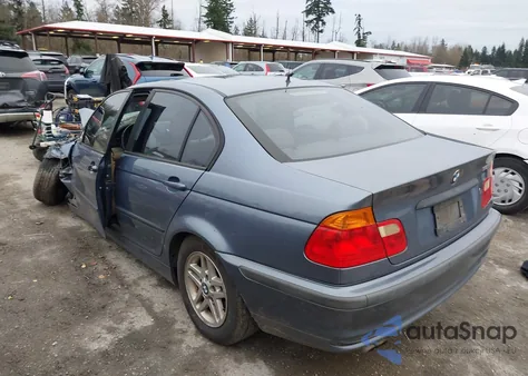 2000 BMW 323I из США, поврежденный, VIN WBAAM3347YFP70968